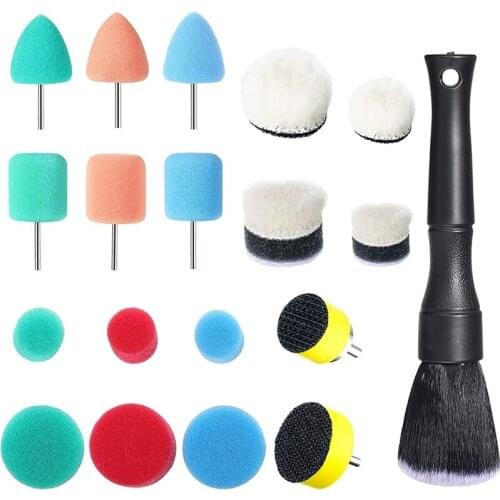 Mini Polishing Pads, Suitable for Rotating Tools, Cordless Drills, Suitable for Tight Area Detail Polishing Wax Sealing