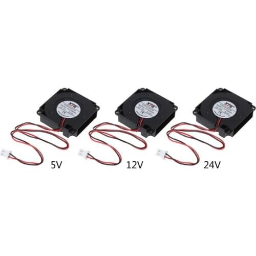 Cooling Fan Blower DC Turbo Ball Bearing 3D Printer Accessories Wire 5V 12V 24V