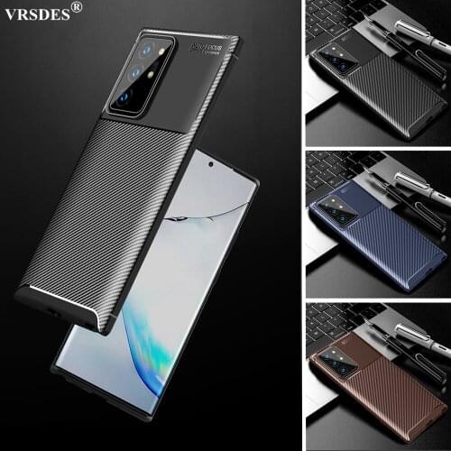 Luxury Carbon Fiber Shockproof Case For Samsung Galaxy Note 20 Ultra S20 FE Ultra S10 Plus A10 A20 A30 A40 A50 A60 A70 S A51 A71