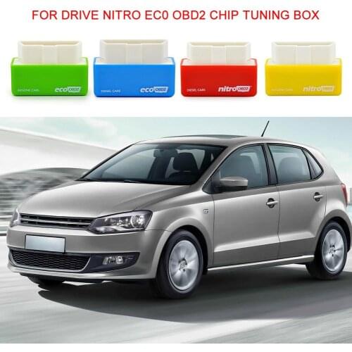 Universal Drive Nitro ECO OBD2 Chip Diesel/gasoline Boosts Power Tuning Box Plug Driver For Cars 15% Fuel Save More Power