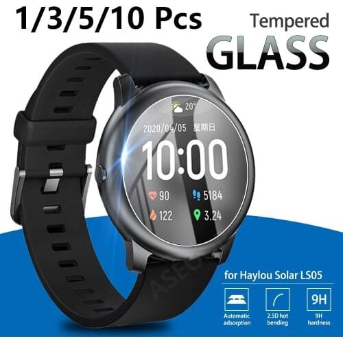 1/3/5/10 Pieces 9H Premium Tempered Glass For XiaoMi Haylou Solar LS05 Smartwatch Screen Protector Film Accessories for GTR47 42