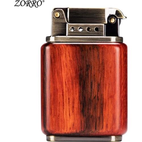 Lighter New Creative Wood Fire Dragon Sand Wheel Retro Character Male Give Boyfriend