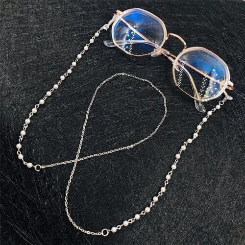 Women Face Mask Glass Chain Non-slip Neck Strap Sunglasses Retainer Holder Cord Lanyard Chains for Eyeglass Glasses Jewelry