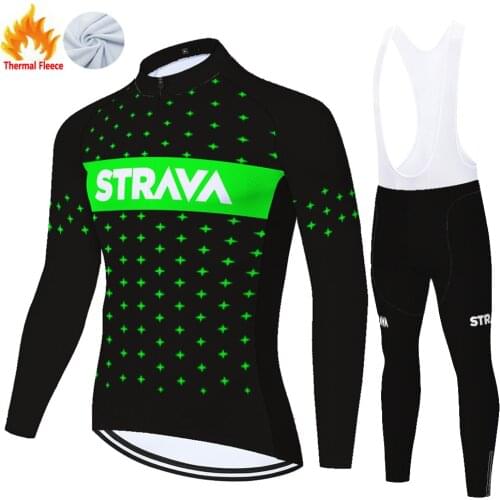 Strava Winter Thermal Fleece Для Велосипеда Camisa Roupa Masculino Ropa Ciclismo Hombre Fietskleding Heren Cycling Equipment