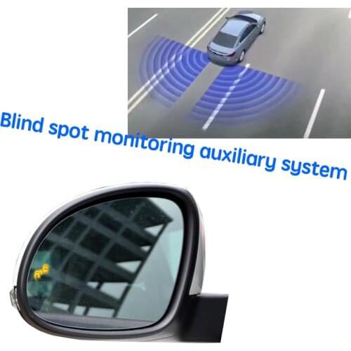 Car BSD BSM BSA Blind Area Spot Warning Drive Mirror Rear Radar Detection System For Skoda Yeti 5L 2009~2017