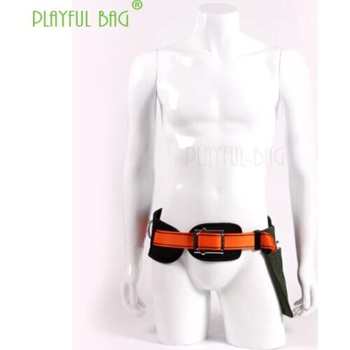 Single waist electrical seat belt outdoor development rock climbing anti-falling telescopic seat belt speed difference ZL23