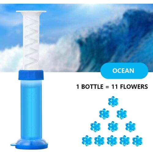 Toilet Cleaner Gel Plastic Flower Gel Needle Cleaner Fragrance Toilet Deodorant Bathroom Toilet Cleaning Odor Deodorization Tool