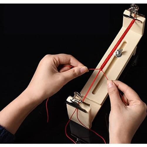 1Set Bracelet Weaver tool DIY Wristband Maker rope Knot Parachute cord Braided Wristband Weaving Maker Bracelet Knitting Tool