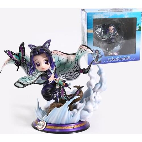 Demon Slayer Kimetsu no Yaiba Shinobu Kocho GK Painted Figure Anime Bishoujo Figurals
