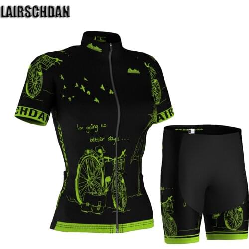 LairschDan 2021 Bike Jersey Set Women Pro Team Short Sleeve Road Cycling Wear Breathable Riding Bicycle Clothing Ropa Ciclismo