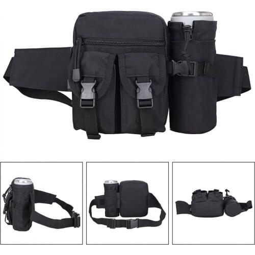Multifunction Equipment Waist Bag Pockets Leisure Outdoor Package With Detachable Cup Bag for Riding Camping Travel