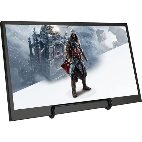 New model 13.3 inch portable touch screen monitor IPS 1080P lcd gaming monitor with Full Touch Glass Cover in front