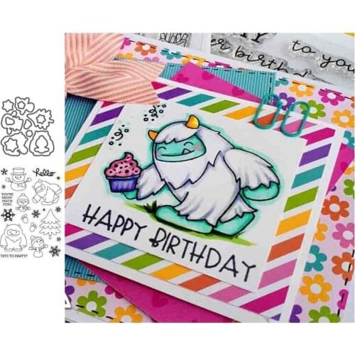 Christmas Metal Cutting Dies for Scrapbooking Handmade Tools Mold Cut Stencil New DIY Card Make Mould Model Craft Decoration