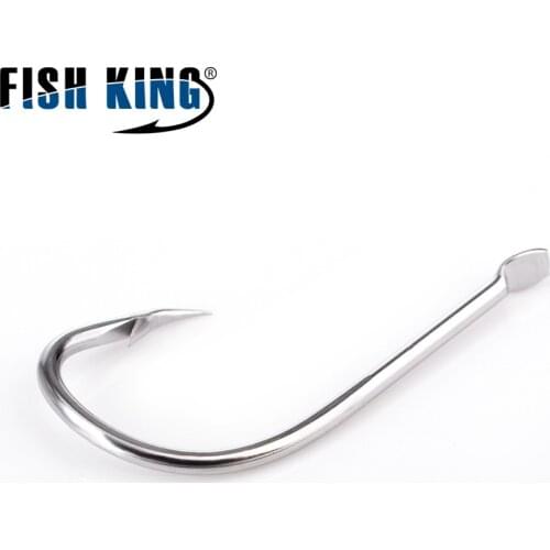FISH KING Fishing Hook Baitholder Jig Head Barbed Fishhook AD Sharp Flatted Fishing Tackle Carp Jigging Hook GAG