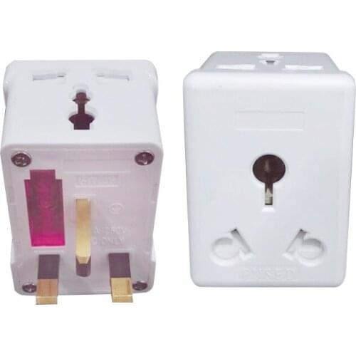 1 to 3 Ways Universal Travel Wall Power Adapter Plug Socket 13A UK TO 16A AU Large South African Converter Plug