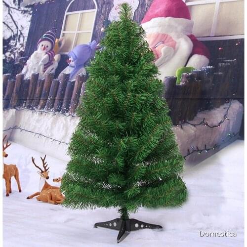 180CM Artificial Christmas Tree Green Miniature Tree Plastic Christmas Decorations Holder Base Christmas Home Party Supplies