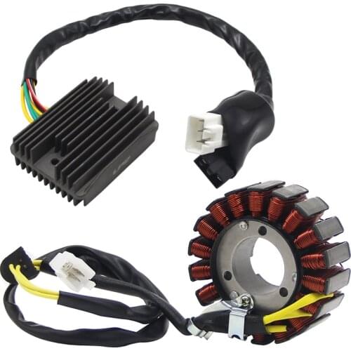 31120-KSZ-771 Motorcycle Magneto Stator Coil + Regulator Rectifier For Honda NSS250 Forza 250 MF06 NSS250S Reflex 31600-KSZ-770