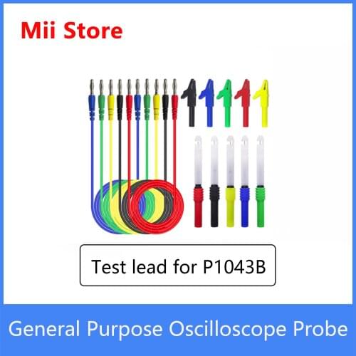 Cleqee 4mm Banana Plug Test Leads Kit with Safty Puncture Needle Piercing Probes Alligator Clips for Multimeter Testing P1043B