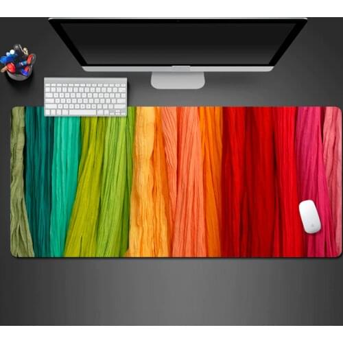 Color Hot Creative Mouse Pad Notebook Computer Keyboard Mouse Large High Quality Rubber Lock Side Super Large Table Pad