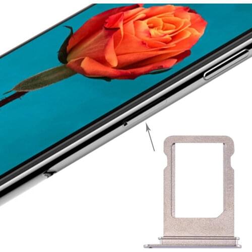 Sim card holder for Iphone X Silver Slot ladder cart tray replacement