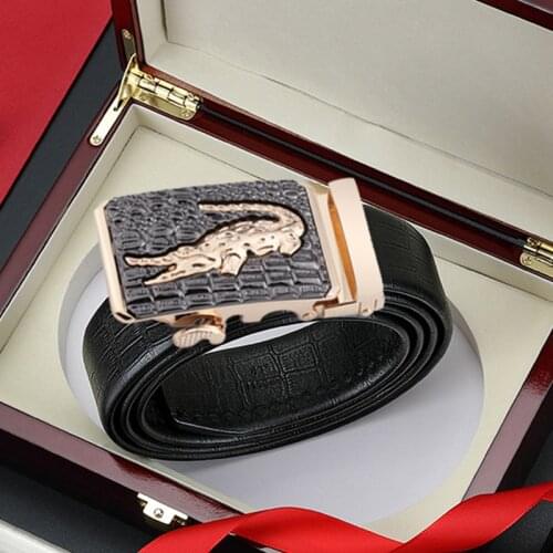 Men Genuine Leather Belt Luxury Brand Alloy Metal Pin Buckle Designer Belts Waist Strap Male for Jeans Design Cintos Masculinos