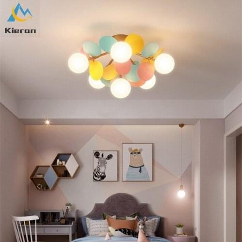 Europe modern Flower branch LED ceiling lights bathroom light Living room bedroom study bedroom ceiling lamps Room decor fixture