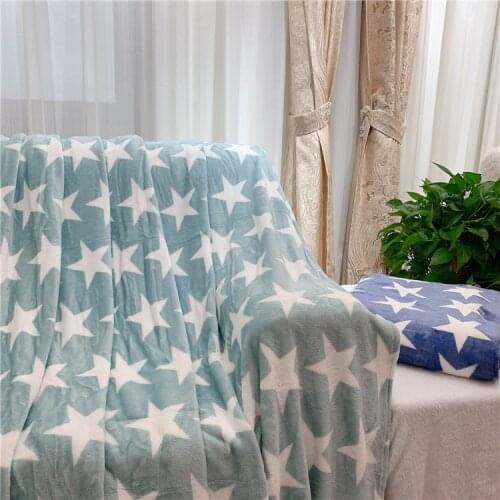 Flannel Fleece Throw Blanket Soft Living Room Bedroom Air Conditioning Bed Blankets for Sofa Bedding Plush Cover for Bed