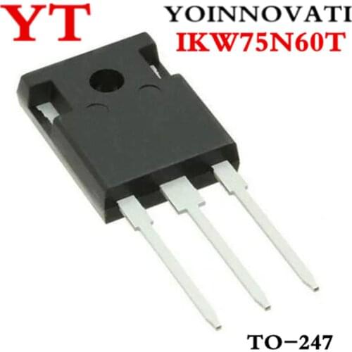 10pcs K75T60 IKW75N60T 600V 75A IGBT TO-247 new and original IC Best Quality