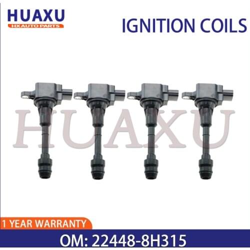PACK OF 4 IGNITION COIL T0174B UF350 22448-8H315 FOR Nissan Altima 2002-08 Sentra 2.5L L4 Nissan Armada Titan X-TRAIL 2.5L