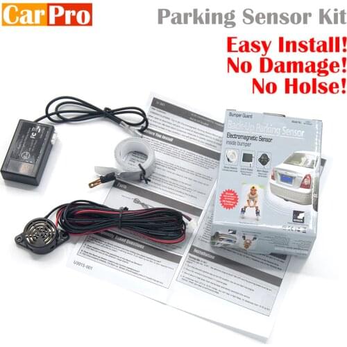 Back-Up Parking Sensor Kit Inside Bumper Electromagnetic Sensor Antenna Detects Objects at 3 feet or Less Improves Safety