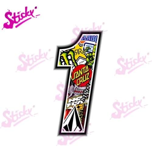 STICKY Sticker Bomb Multicolor Car Sticker Decal for Bicycle Motorcycle Accessories Laptop Helmet Trunk Wall Stickers