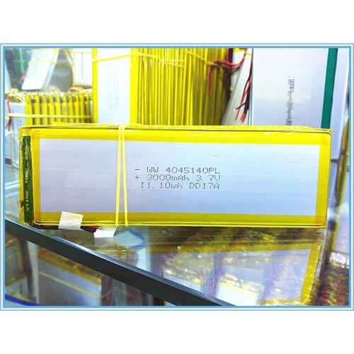 Best battery brand 4045140 3.7 V tablet battery tablet MID panel 3000 mah
