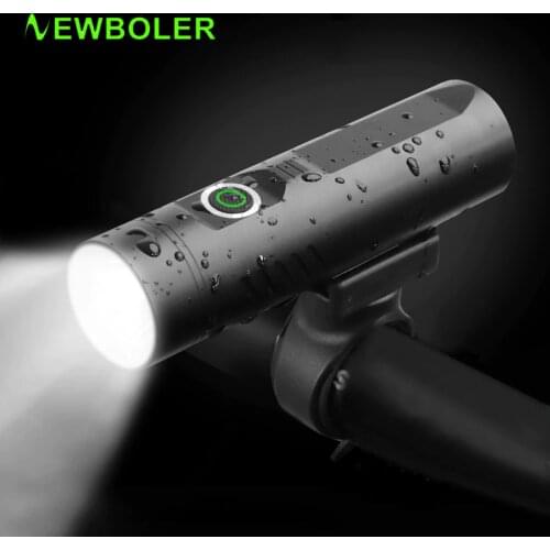 NEWBOLER P90 L2 T6 Bike Light Front USB Chargeable LED Bicycle Headlight Waterproof Cycling Lamp Flashlight For Bike Accessories
