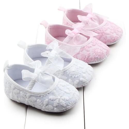 New baby girl shoes soft sole for 0-1 year old baby girl toddler shoes