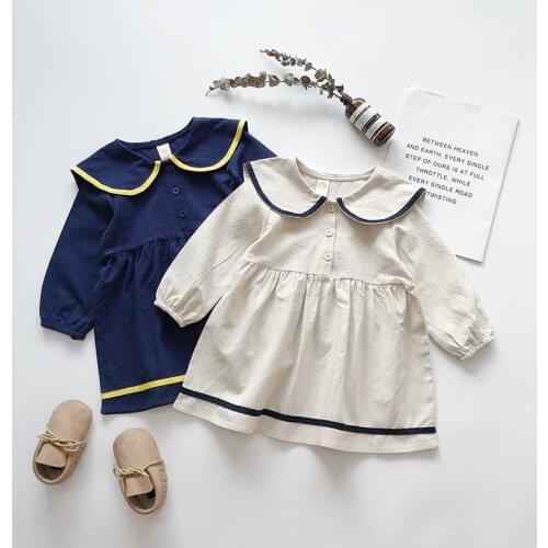 Baby Girls Dress Sailor Summer 2021 Brother Sister Matching Clothes Set For Kid T-shirt Toddler Clothing Set Costume New Arrival