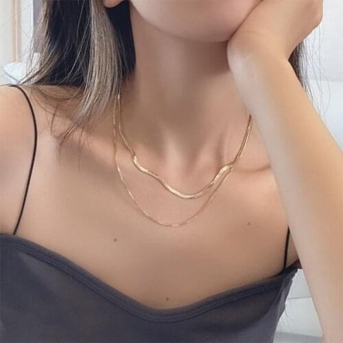 316 Stainless Steel Wheat Ear Non-Fading Necklace Adjustable Pearl Pendant Necklack Women Gold Silver Color Chain Choker Jewelry