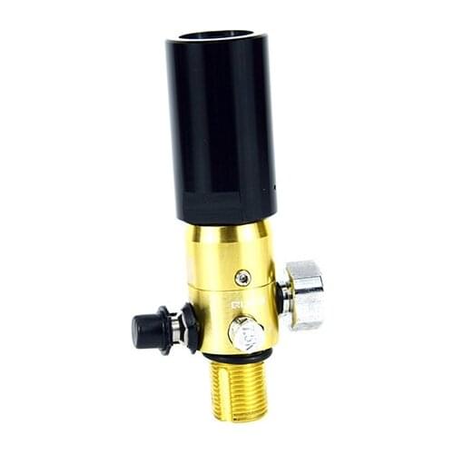 PCP Airforce Condor to Paintball Tank Adapter Converter 4500psi Inlet M18 G1/2 Female Black