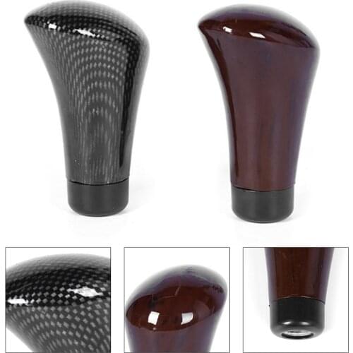 124B 5 Speed Manual Short Shift Knob Universal Interior Decorations Mahogany Color