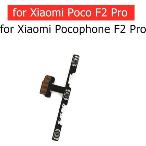 For Xiaomi Pocophone F2 Pro Power Volume Side Key Flex Cable for Xiaomi Poco F2 Pro On Off Switch Flex Replacement Repair Parts