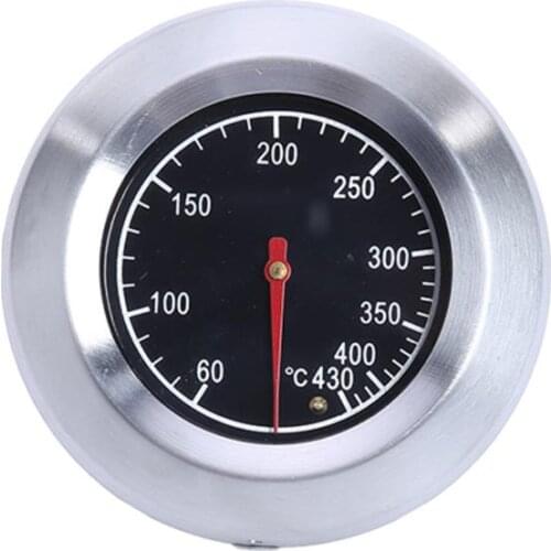 200PCS/Lots Thermometer Barbecue BBQ Smoker Grill 60-430C Stainless Steel Temperature Gauge Meter Instruments Tool SN740