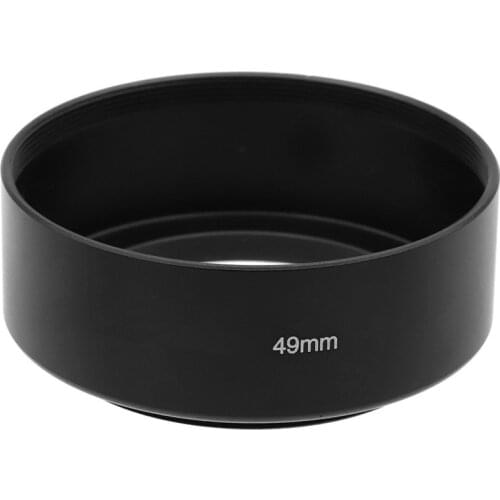 Universal Standard Camera Metal Lens Hood for 46 49 52 55 58mm Thread Lens For Canon Olympus