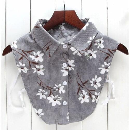 New shirt ladies decorated lace wild fake collar Shirt fake collar white black retro pink and white cotton collier femme