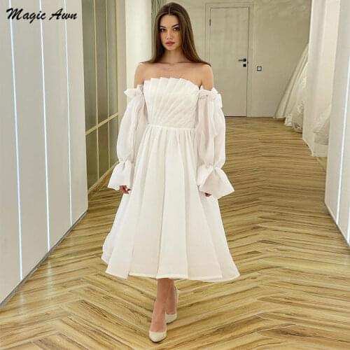 Magic Awn Shiny Beach Wedding Dresses 2021 Bow Spaghetti Straps Lace-Up Back Glitter Boho Mariage Gowns A-Line Abito Da Sposa