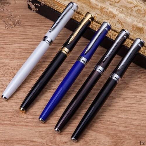 100 Pcs Metal Ballpoint Pens Metal Signature Pen Black Ink Business Pen Office Gifts School Supplies