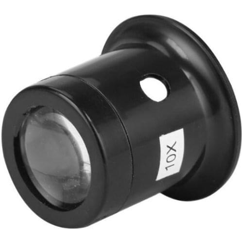 200PCS Jeweler Watch Magnifier Tool 10X/5X Monocular Magnifying Glass Loupe Lens Eye Magnifier Len Repair Kit Tool