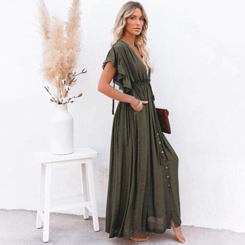 2021 Plus Size Sexy Bikini Cover-ups Long White Tunic Casual Summer Beach Dress Elegant Women Beach Wear Swim Suit Cover Up