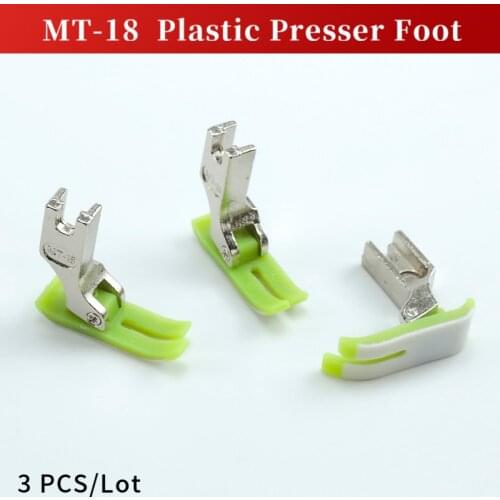 3 PCS MT-18 Presser Foot Fit All Industrial Lockstitch Sewing Machine Accessories For JUKI BROTHER SINGER Single Needle