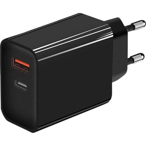 US/EU Phone Charging Adapter Quick Charging Safe Shock-proof Type-C QC3.0 18W Travel USB Charger for USB PD Phone