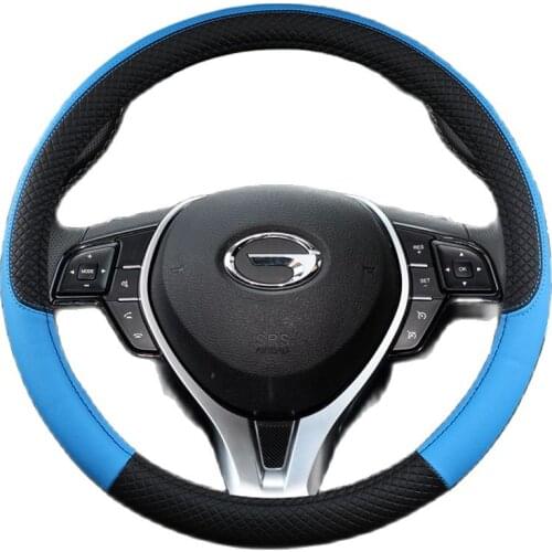 Car Steering Wheel Cover Car Decoration Megane 2 Accesoire Voiture Auto Accesorios Interior Couvre Volant Voiture Touran Cover