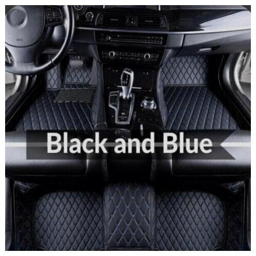 Car floor mats for Honda Accord CRV City HRV Vezel Crosstour Fit car-styling leather Anti-slip carpet liners